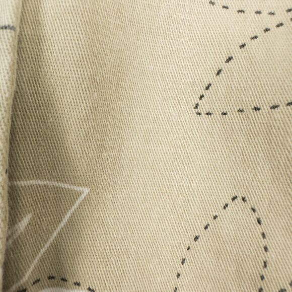 Additions by Chicos Floral Cotton Twill Button Jacket Womens 3 (XL) Khaki Beige - Picture 12 of 16